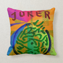 Jokeren för Mah Jongg kudder