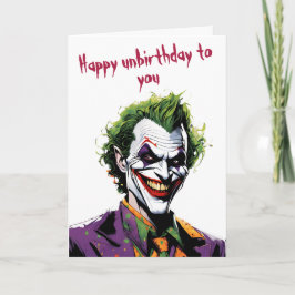 jokerfödelsedagskort kort