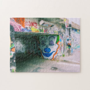 Jokergrafitti - gatakonst - Milan - PC för 11x14 Pussel