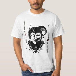 Jokerkort Ansikte T-Shirt
