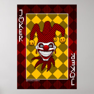 Jokerkortaffisch Poster