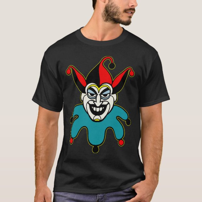 jokerkortansikte tee shirt (Framsida)