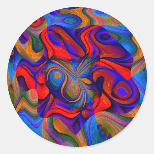 Jokers Vild Runt Klistermärke (Framsida)