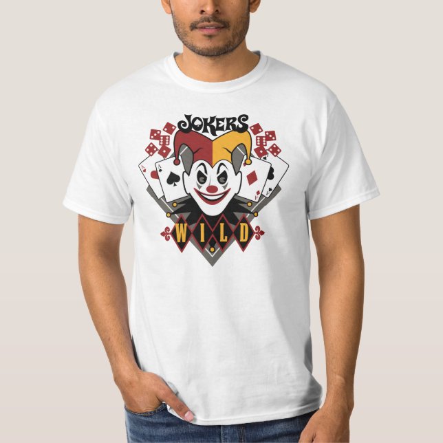 Jokers vild tee shirt (Framsida)