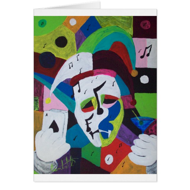 Jokersvild Hälsningskort (Framsidan)