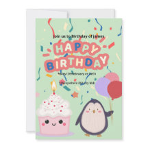 jokertecken för födelsedagsinbjudan