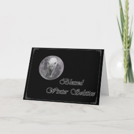 Jokertecken för full måndag-Varg Helgkort