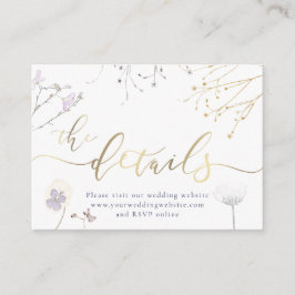 jokertecken för webbsideskort för Bröllop Tilläggskort