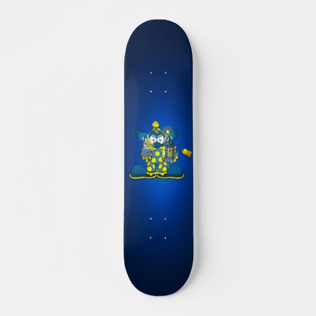 Jokey the Clown Mini Skateboard Bräda 18,7 Cm (Framsida)