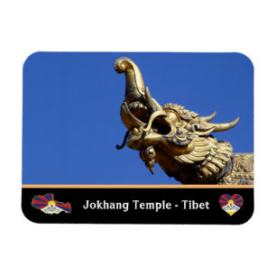 Jokhang Temple-detaljer & Lhasa, Tibet /Himalayas Magnet