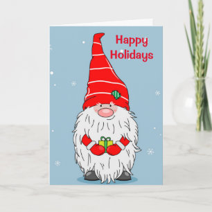 JOKING GNOME SÄGER "GNOME STÄLLE LIKE HOME" HELGDA HELGKORT