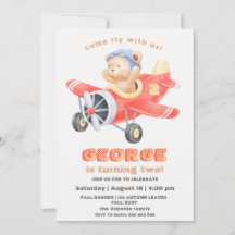 Jokpojke på födelsedagskalender för Bear Pilot Air