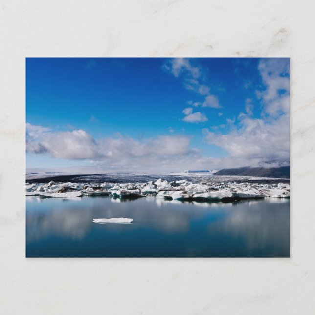 Jökulsárlón #5 vykort (Framsida)