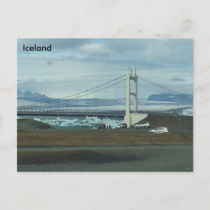 Jökulsárlón glaciär lagun, Islandet söder om Öster Vykort