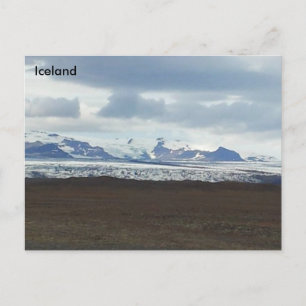 Jökulsárlón glaciär lagun, Islandet söder om Öster Vykort