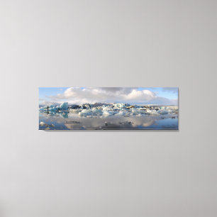 Jokulsarlon glaciärsjö i islandkanvastryck canvastryck