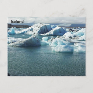 Jökulsárlón Glacier Lagoon, sydöstra Islandet Vykort