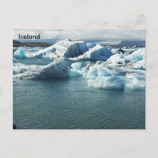Jökulsárlón Glacier Lagoon, sydöstra Islandet Vykort