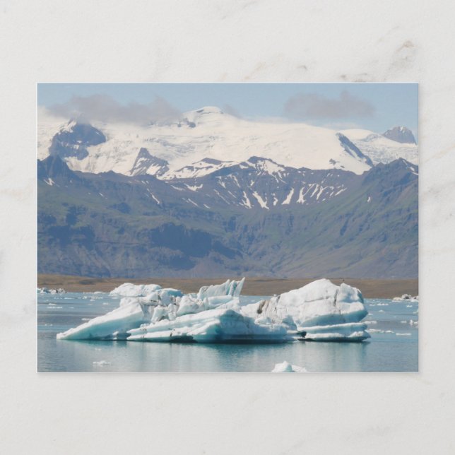 Jokulsarlon Island vykort (Framsida)