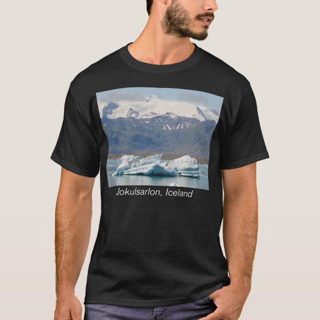 Jokulsarlon islandT-tröja Tröja (Framsida)