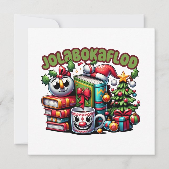 Jolabokaflod Julkort (Framsida)