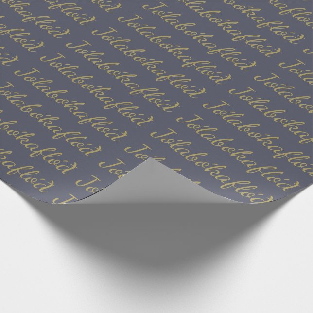 Jólabókaflóð Slate Grått jul Bok Flood Presentpapper (Hörn)