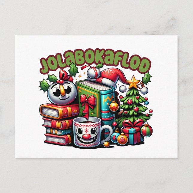 Jolabokaflod Vykort (Framsida)