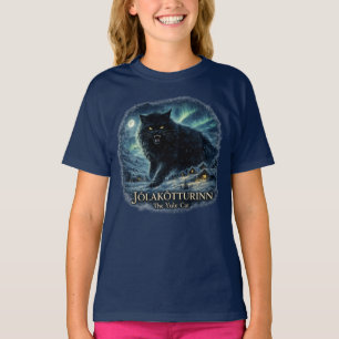 Jólakötturinn Yule Cat Island jul Folklore T Shirt