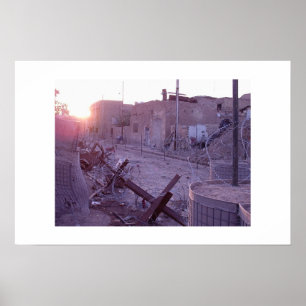 Jolandistriktet Fallujah Irak Poster