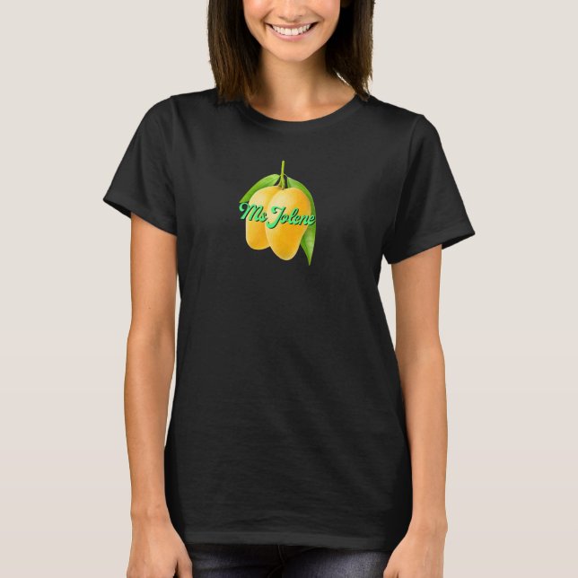 Jolene Mango Sweet 2022 Trinidad Soca T Shirt (Framsida)