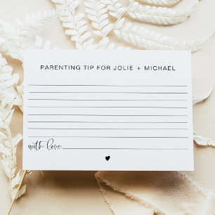 JOLIE Baby Parent Advice och Tips Card-spel Inbjudningar