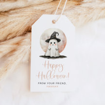 JOLIE Cute Ghost Witch Hat Happy halloween Treat