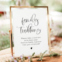 JOLIE Minimal Family Traditions Baby Shower-spel