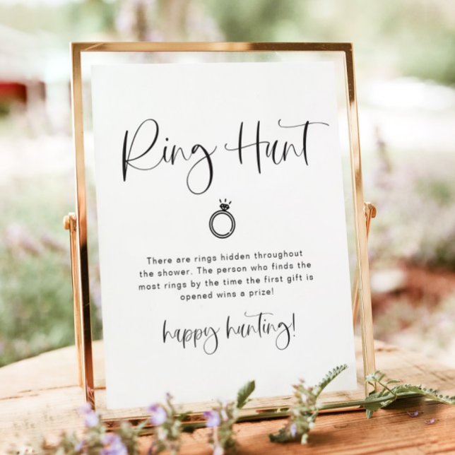 JOLIE Minimalist Ring Hunt Möhippa-spel Poster (Skapare uppladdad)