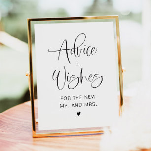 JOLIE Rolig typografi Minimalistiska Råd & Önsknin Poster