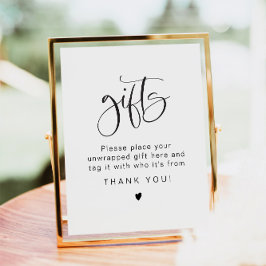 JOLIE Simple Typography Unwoed Gifts Bord Poster