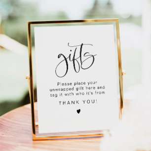 JOLIE Simple Typography Unwoed Gifts Bord Poster