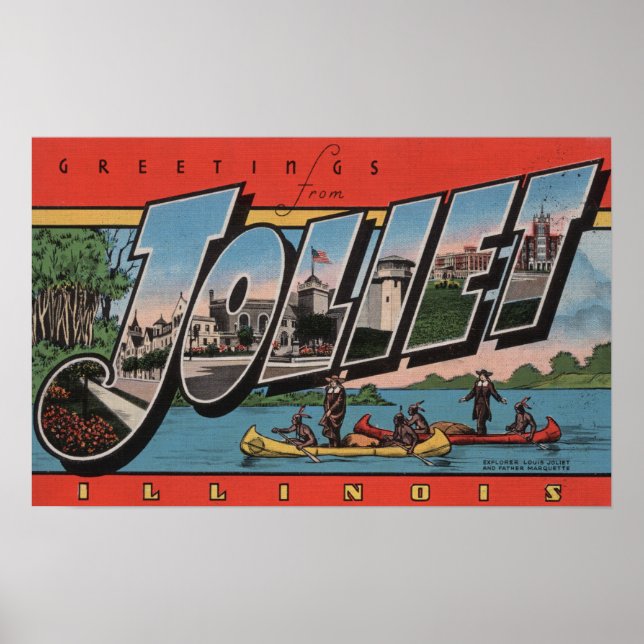 Joliet, Illinois - Stora Brev Scenes Poster (Framsidan)