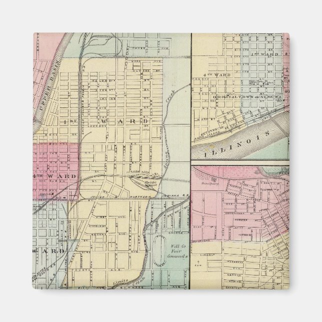 Joliet, Peru och Freeport Magnet (Framsidan)