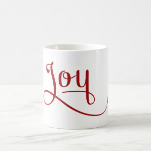 Joligt skript Rött Kaffemugg