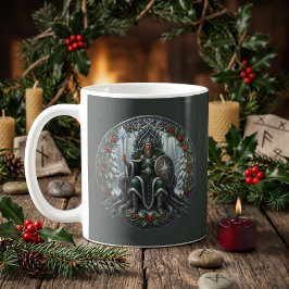 Jolkonung Vintersolstånd Brittisk Folklore Pagan Kaffemugg