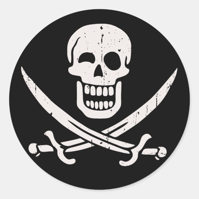 Jollier Jack Runt Klistermärke (Framsida)