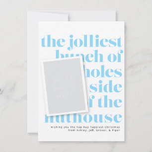 Jolliest Bunch Helgdag Tradition Porträtt Front Inbjudningar