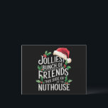 Jolliest Bunch of Friends Julafton Matching Sarcas Helg Vykort<br><div class="desc">Jolliest Bunch of Friends Julafton Matching Sarcastic</div>