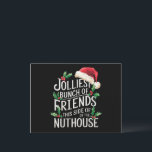 Jolliest Bunch of Friends Julafton Matching Sarcas Helg Vykort<br><div class="desc">Jolliest Bunch of Friends Julafton Matching Sarcastic</div>