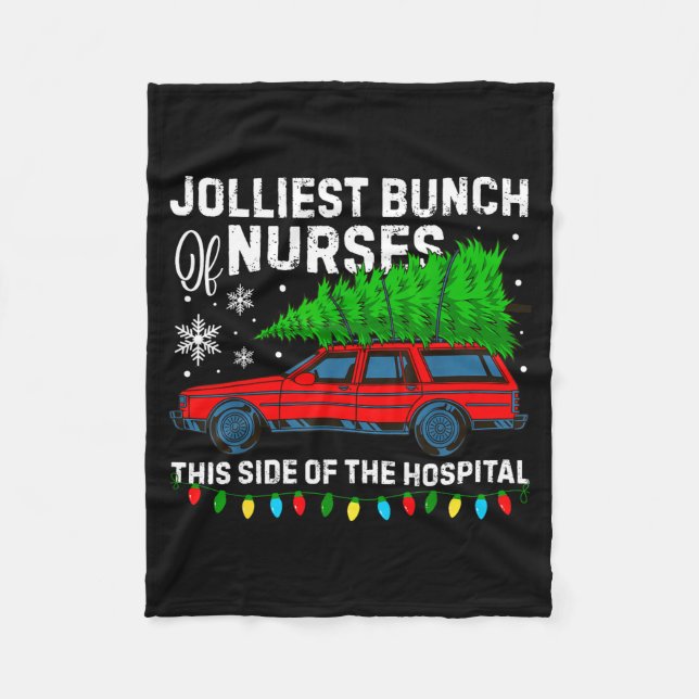 Jolliest Bunch Of Nurses This Side Of The Hostal C Fleecefilt (Framsidan)