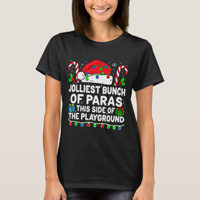 Jolliest Bunch Of Paras This Side Of The Playgroun T Shirt (Framsida)