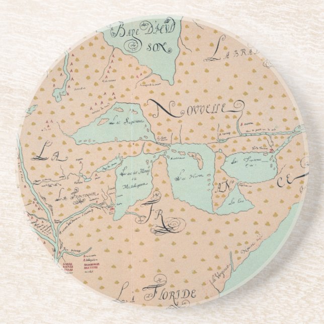 JOLLIET: NORDAMERIKA 1674 UNDERLÄGG (Framsidan)
