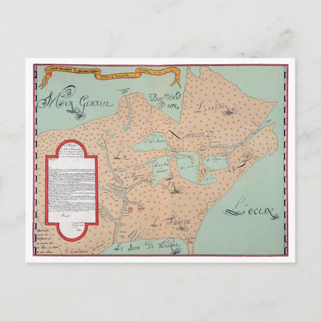 JOLLIET: NORDAMERIKA 1674 VYKORT (Framsida)