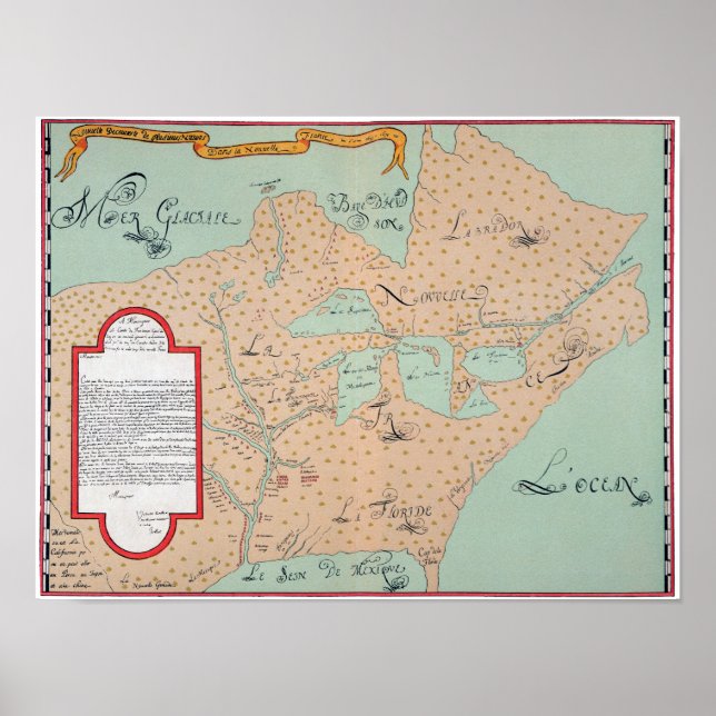 JOLLIET: NORTH AMERICA 1674 POSTER (Framsidan)